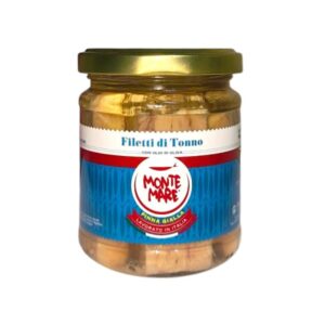 FILETTI DI TONNO  "Pinna gialla" 180g in olio di oliva